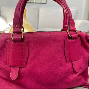 Vintage Lauren Ralph Lauren Bag.  Raspberry color.